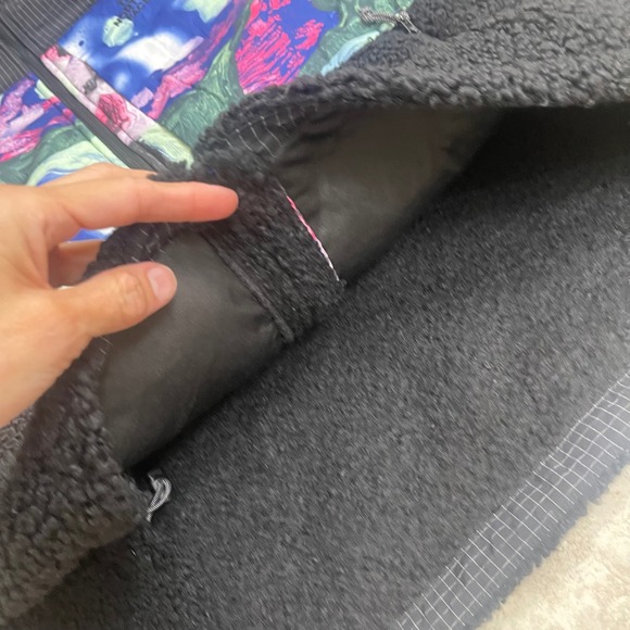 Womens North Face LARGE Denali Heavy Fleece Full Zip Jacket Alfie Kungu TNF55 - Picture 9 of 14